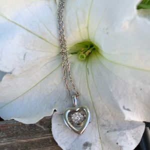Beating heart necklace
